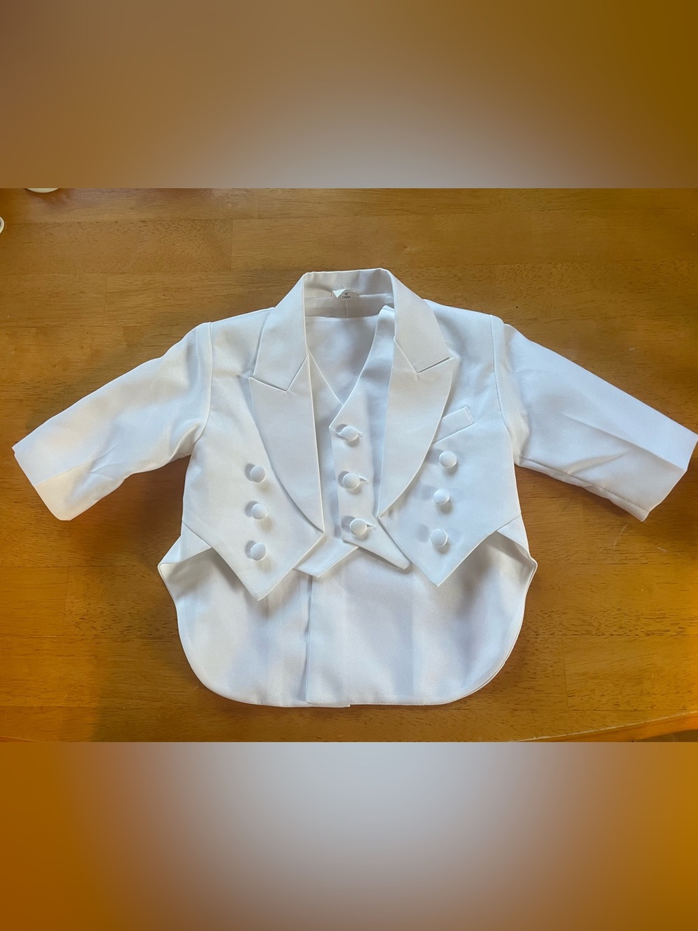 Toddler Size small 2 piece, tailcoat and vest